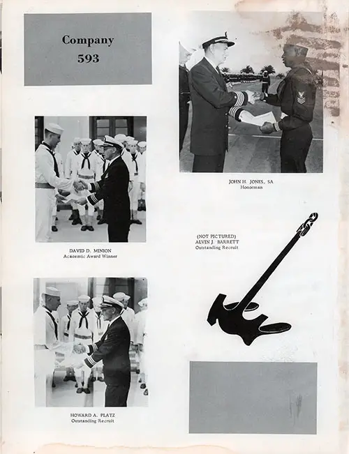 Company 60-593 San Diego NTC Recruits, Honors and Awards, Page 5. | GGA Image ID # 16b799a27c Company 60-593 San Diego NTC Recruits, Honors and Awards, Page 5.