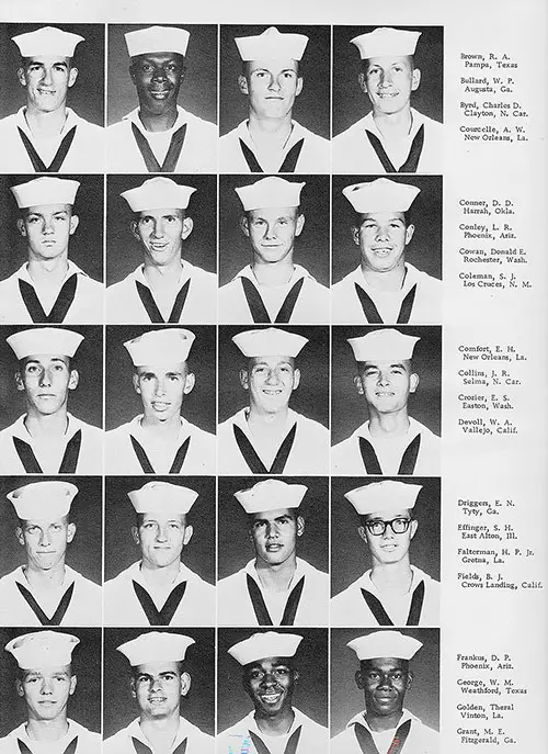 Company 64-313 Recruits, Page 2 (R. A. Brown-M. E. Grant)