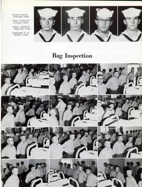 GGA Image ID # 235babc820. Click to View a Larger Image. Company 65-348 Recruits, Page 5 (Werner-Woodworth) Plus 12 Scenes From Bag Inspection.