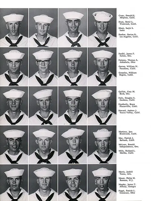 GGA Image ID # 235c4ed5b8. Click to View a Larger Image. Company 1968-172 Recruits, Page 2 (Cram-Nappi).