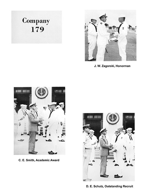 Company 68-179 Recruit Honors & Awards.