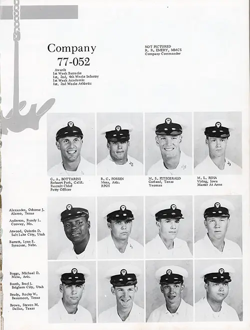 GGA Image ID # 1393896533 Company 77-052 San Diego NTC Recruits, Page 1.