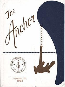 GGA Image ID # 13d0babf13 Front Cover, The Anchor 1983 Company 203, Navy Boot Camp Yearbook.