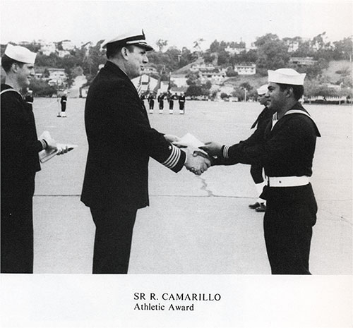 GGA Image ID # 13d2e996c4 Company 83-203 San Diego NTC Athletic Award R. Camarillo, SR.
