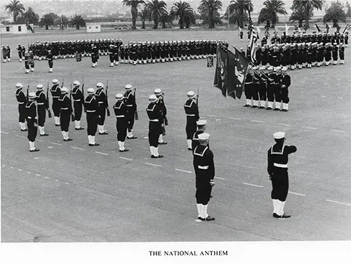 GGA Image ID # 13d3105b71 Company 83-203 San Diego NTC Recruits, National Anthem.