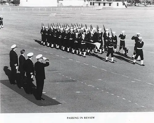 GGA Image ID # 13d367c56c Company 83-203 San Diego NTC Recruits, Passing in Review.
