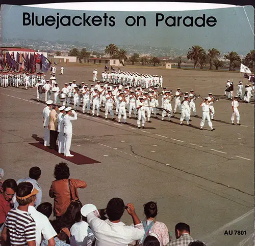 GGA Image ID # 13d433f3e2 Company 83-203 San Diego NTC Recruits, Bluejackets on Parade Record Jacket - Front.