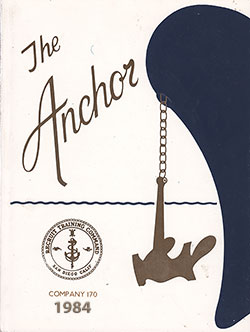 GGA Image ID # 16ad6bba0c Front Cover, The Anchor 1984 Company 170, Navy Boot Camp Yearbook.