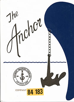 GGA Image ID # 1adde74a96 Front Cover, The Anchor 1984 Company 183, Navy Boot Camp Yearbook.
