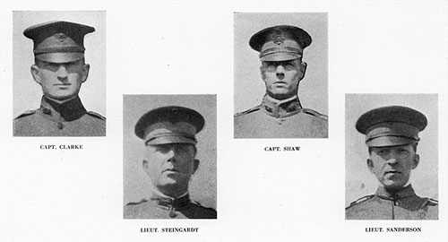 GGA Image ID # 13ad3baab1 3rd OTC Fourth Company Officers at Camp Deven.