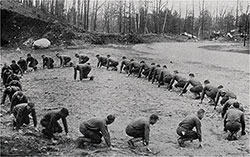 GGA Image ID # 13ab6b2bca The Herbert Exhaustion Exercise with Cadets from the 3rd Officers Training Camp at Camp Devens Participating.