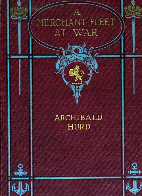 GGA Image ID # 18acabec01 Front Cover, A Merchant Fleet at War, 1920 by Archibald Hurd.