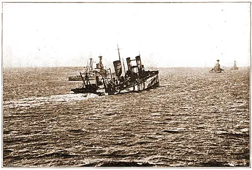 GGA Image ID # 18ad70bf61 The Transport Ship Campania Sinking in the Firth of Forth.