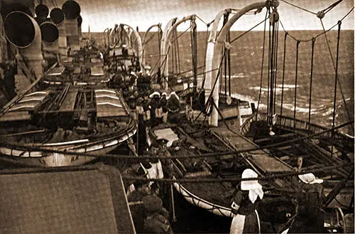GGA Image ID # 18afa7f7a2 Boat Drill Carried Out on a Cunard Hospital Ship