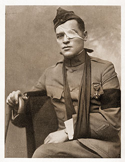 GGA Image ID # 1d5a8ea6a3 Portrait Photo of Floyd Gibbons Following the Sinking of the RMS Laconia on 25 February 1917 by SM U-50.