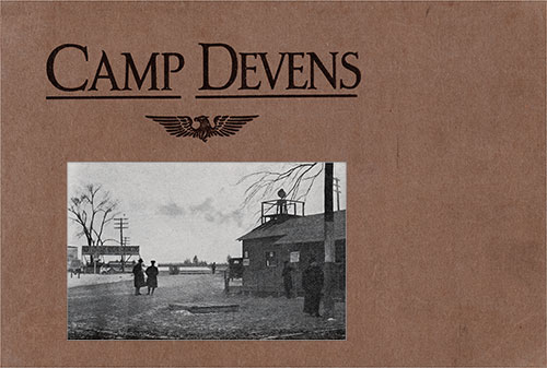 GGA Image ID # 185c4bf98c Front Cover with Photo Insert, Camp Devens: Described and Photographed, 1918.