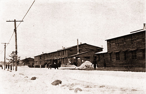 GGA Image ID # 18f24326be The Main Street and Some of the Barracks of the Headquarters Train.