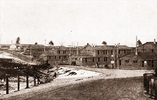 GGA Image ID # 18f28b5369 A View of the Barracks of the 301st Signal Battalion.