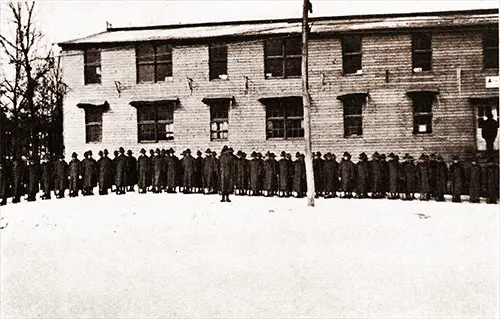 GGA Image ID # 18f4c41d24 “A” Company of the 304th Infantry Has Just Formed and the Captain Is Explaining the Procedure That Is to Follow.