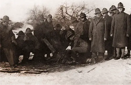 GGA Image ID # 18f77c667e The Authorities Have Had One Great Object — to Keep the Men in Their Own Districts Until They Leave for France.