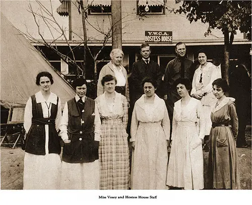 GGA Image ID # 1892d37f19 Miss Vesey and Hostess House Staff.