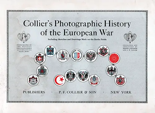 GGA Image ID # 18955c72c4 Title Page Announcing Photographs by the Official Photographers Accompanying Each Army, Collected and Arranged by Francis J. Reynolds and C. W. Taylor, and Published by P. F. Collier & Son, New York.