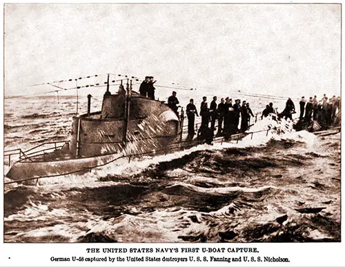 GGA Image ID # 18003d27c1 The United States Navy's First U-Boat Capture.