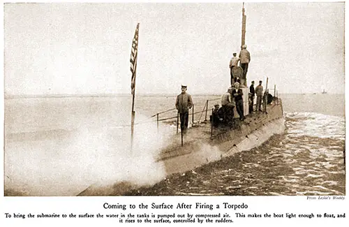 GGA Image ID # 18c8019e9b The Submarine Surfaces After Firing a Torpedo.