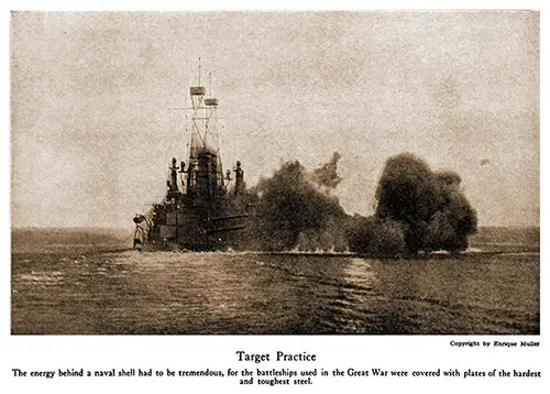 GGA Image ID # 18c990c17a A Battleship Takes Target Practice.