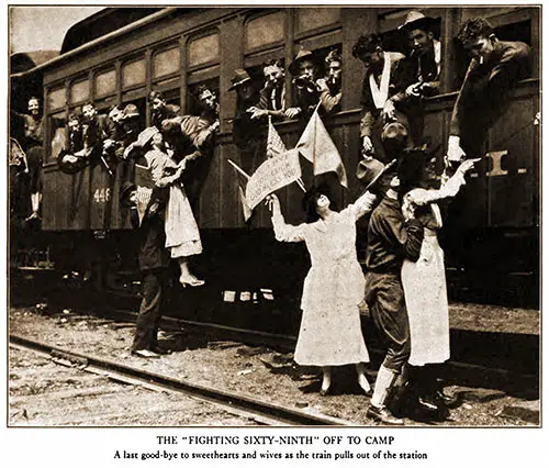 GGA Image ID # 18a329b21d The "fighting Sixty-Ninth" off to Camp.