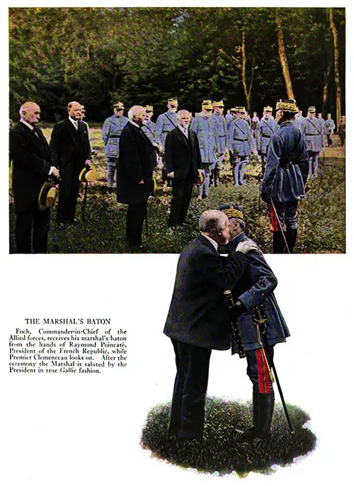 GGA Image ID # 18de43c112 The Marshal’s Baton. Foch, Commander-in-chief of the Allied Forces, Receives His Marshal’s Baton from the Hands of Raymond Poincaré, President of the French Republic