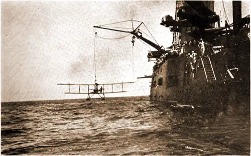 GGA Image ID # 18a525989c Hoisting in Seaplane after Return from Reconnaissance Flight.