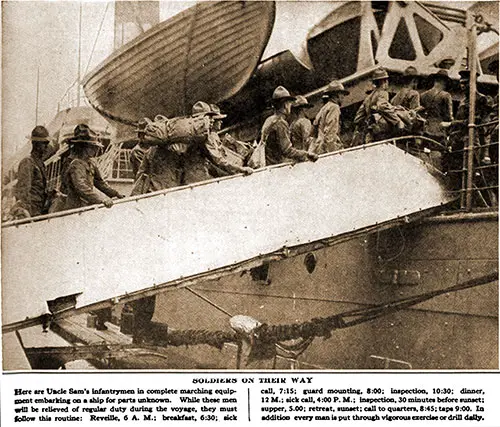 GGA Image ID # 1824cb6d23 Soldiers Embarking onto Transport Ship.