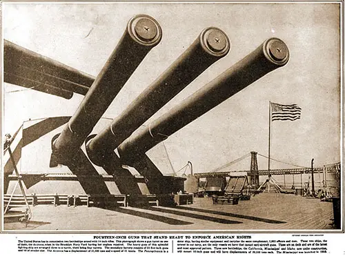 GGA Image ID # 1829599945 14-Inch Guns Stand Ready to Enforce American Rights.