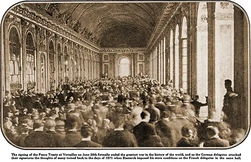 GGA Image ID # 1826f1547f The Signing of the Peace Treaty at Versailles, 28 June 1919.