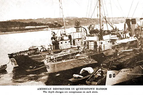 GGA Image ID # 190d05c6d1 American Destroyers in Queenstown Harbor.