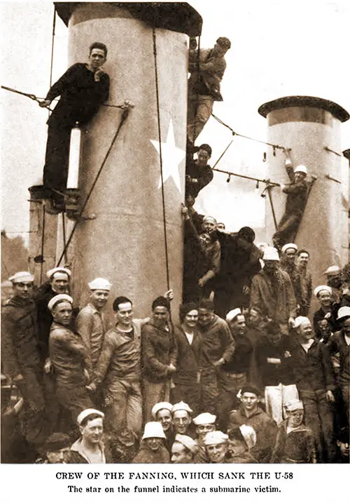 GGA Image ID # 190d0893c1 Crew of the USS Fanning, Which Sank the U -58.