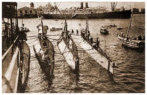 GGA Image ID # 190fb43006 US Submarines Played an Important Part in the Guarding of Our Own Coasts.