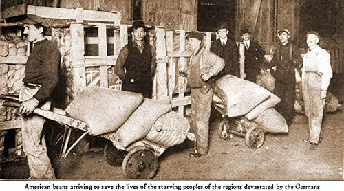 GGA Image ID # 193585e7fe American Beans Arriving to Save the Lives of the Starving Peoples of the Regions Devastated by the Germans.