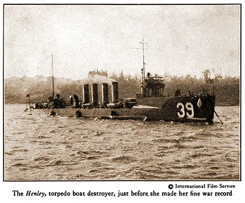 GGA Image ID # 193b3cc9c0 The Henley, Torpedo Boat Destroyer, Just before She Made Her Fine War Record.