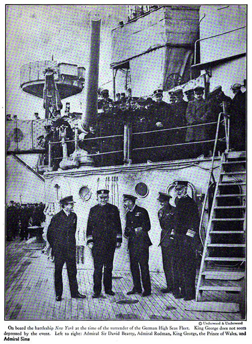 GGA Image ID # 193cb2a496 On Board the Battleship USS New York at the Surrender of the German High Seas Fleet.