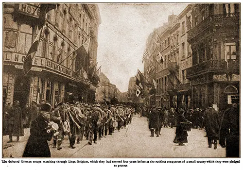 GGA Image ID # 193ccf29fe The Defeated German Troops Marching through Liege, Belgium
