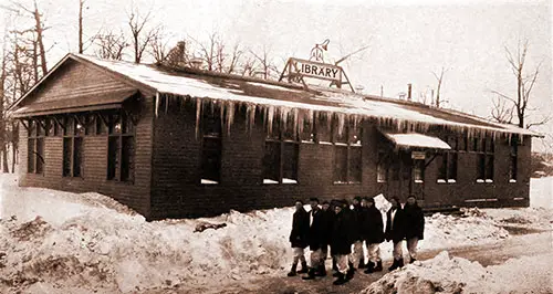 GGA Image ID # 1947cc3672 A. L. A. Camp Library at the Great Lakes Naval Training Station, Camp Perry, Illinois.
