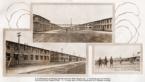 GGA Image ID # 187f21035e Three Photos of The Infantry, Artillery and West Boulevard.