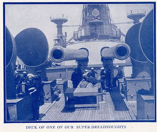 GGA Image ID # 1804c8dd04 Deck of One of Our Super Dreadnoughts.