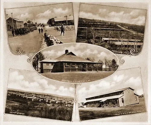 GGA Image ID # 19efbd9ee5 Camp Pike Collage 1. Scenes of Camp Pike, 1918.