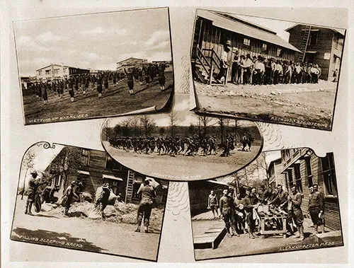 GGA Image ID # 19f0313805 Camp Pike Collage 2. Scenes of Camp Pike, 1918.