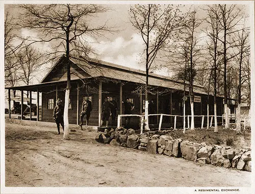 GGA Image ID # 19f1f8d2f8 Regimental Exchange. Scenes of Camp Pike, 1918.