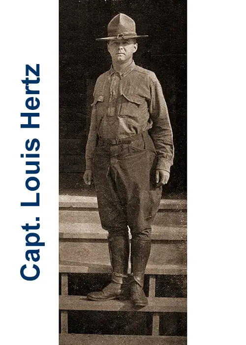 GGA Image ID # 19d8e68795 Capt. Louis Hertz - Battery E, 309th Heavy Field Artillery.