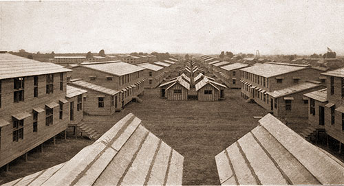 GGA Image ID # 19d89d54f2 Overlooking a Section of Barracks